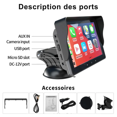 Carplay & Android Auto 7" - CARTECH