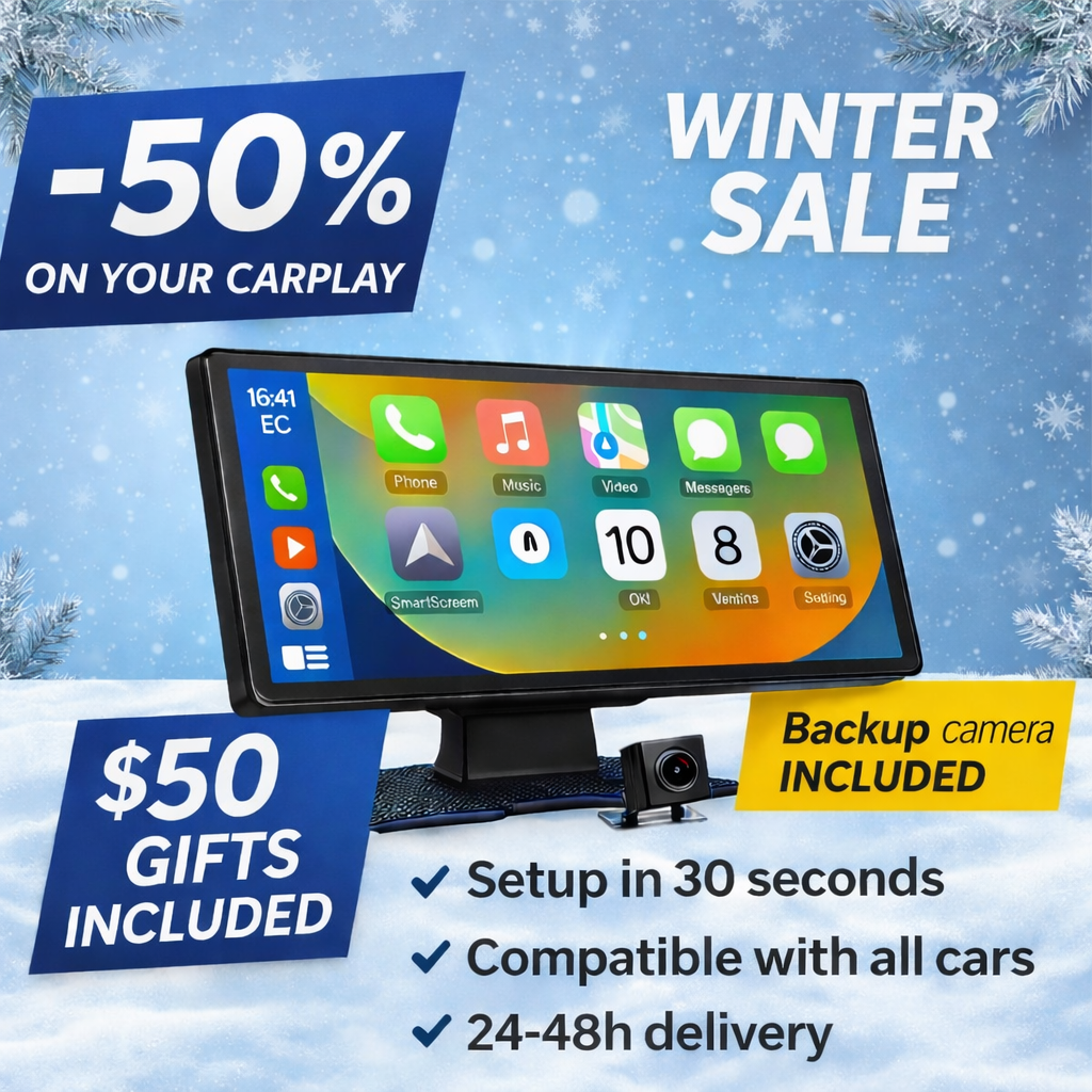 Carplay & Android Auto 10" - CARTECH